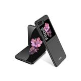 M.TK moveteck Samsung Galaxy Z Flip 6 Kılıf Ultra İnce Renkli Sert Kıpta Kapak Mat Parmak izi Yapmaz Katlanabilir, Siyah, Tek Ebat, sertkıptakapak-flip6-siyah