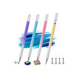 m.tk moveteck Tüm Cihazlar ile Uyumlu Stylus Kalem, iPad, Samsung, Tablet, Dokunmatik Ekran, 4'lü Set, Sarı