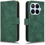 M.TK Moveteck Xiaomi Mi 17T Pro Kılıf 360 Tam Kaplar Deri Dokulu Kapaklı Cüzdan Standlı Kartvizitli Kopçalı Kapak Kartlıklı - Yeşil
