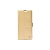 M.TK moveteck Xiaomi Poco C65 Kılıf 360 Tam Kaplar Deri Dokulu Kapaklı Cüzdan Standlı Kartvizitli Tank Zırh Kapak, gold, Tek Ebat, C65-DELUXE-02