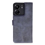 M.TK moveteck Xiaomi Poco C65 Kılıf 360 Tam Kaplar Deri Dokulu Kapaklı Cüzdan Standlı Kartvizitli Tank Zırh Kapak, Lacivert, Tek Ebat, DELUXE-C65-lacivert