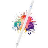 m.tk moveteck Xiaomi Poco Pad 12.1 inç ile Uyumlu Stylus Kalem, Android Pencil Dokunmatik, 1.5mm Uç, Beyaz