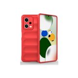 M.TK moveteck Xiaomi Poco X5 Pro Kılıf Kamera Korumalı Dalgalı Yumuşak Silikon Kapak iz Ve Leke Yapmaz içi Kadife, Kırmızı, Tek Ebat, optimumX5pro-red123