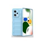 M.TK moveteck Xiaomi Poco X5 Pro Kılıf Kamera Korumalı Dalgalı Yumuşak Silikon Kapak iz Ve Leke Yapmaz içi Kadife, Mavi, Tek Ebat, optimumX5pro-mavi123