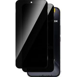 M.TK Moveteck Xiaomi Poco X8 Pro Max Uyumlu Hayalet Ekran Koruyucu Kırılmaz Cam Tam Kaplar Temperli Privacy Glass - Siyah