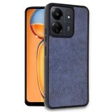 M.TK moveteck Xiaomi Redmi 13c Kılıf Kamera Korumalı Deri Görünümlü Leather Desenli Yumuşak Renkli Mat Silikon Kap, Lacivert, Tek Ebat, aras-13c-lacivert