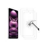 m.tk moveteck Xiaomi Redmi Note 12 Pro 4G ile Uyumlu Ekran Koruyucu Cam Filmi, 9H Temperli, Şeffaf, Kırılmaz