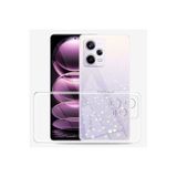 m.tk moveteck Xiaomi Redmi Note 12 Pro 5G ile Uyumlu Kılıf, Kamera Lens Korumalı, Şeffaf, TPU Clear Zırh