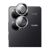 m.tk moveteck Xiaomi Redmi Note 13 Pro 4G ile Uyumlu Kamera Koruma Lens Koruyucu, 9H Temperli Cam Safir Lens Camı, Gümüş