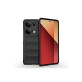 M.TK moveteck Xiaomi Redmi Note 13 Pro 4g Kılıf Kamera Korumalı Dalgalı Kabartmalı Yumuşak Renkli Silikon Kapak, Siyah, Tek Ebat, etnik-13pro4g-siyah