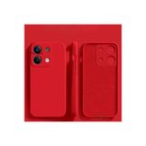 M.TK moveteck Xiaomi Redmi Note 13 Pro 4g Kılıf Lansman Kamera Korumalı içi Kadife Yumuşak Renkli Silikon Mat His, Kırmızı, Tek Ebat, mara-note13pro4g-red