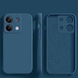 M.TK Moveteck Xiaomi Redmi Note 13 Pro 4g Kılıf Lansman Kamera Korumalı Içi Kadife Yumuşak Renkli Silikon Mat His - Lacivert