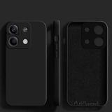M.TK Moveteck Xiaomi Redmi Note 13 Pro 4g Kılıf Lansman Kamera Korumalı Içi Kadife Yumuşak Renkli Silikon Mat His - Siyah