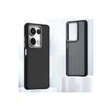 M.TK moveteck Xiaomi Redmi Note 13 Pro 4g Kılıf Metal Kamera Çıkıntılı Hassas Butonlu Arkası Mat Kenar Renkli Sert, Siyah, Tek Ebat, harvel-13pro4g-siyah
