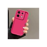 M.TK moveteck Xiaomi Redmi Note 13 Pro 4g Kılıf Yumuşak Renkli Lansman Silikon Kamera Korumalı Çıkıntılı Kenarlı, Pembe, Tek Ebat, ananas-13pro4g-pembe