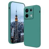 M.TK moveteck Xiaomi Redmi Note 13 Pro 5G Kılıf Kamera Korumalı Mat Hisli içi Kadife Yumuşak Lansman Silikon, Koyu Yeşil, Tek Ebat, mara-note13pro5g-yeşil