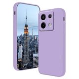 M.TK moveteck Xiaomi Redmi Note 13 Pro 5G Kılıf Kamera Korumalı Mat Hisli içi Kadife Yumuşak Lansman Silikon, Lila, Tek Ebat, mara-note13pro5g-lila