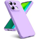 M.TK Moveteck Xiaomi Redmi Note 13 Pro 5g Kılıf Lansman Kamera Korumalı Içi Kadife Yumuşak Renkli Silikon Mat His - Lila