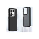 M.TK moveteck Xiaomi Redmi Note 13 Pro 5g Kılıf Metal Kamera Çıkıntılı Hassas Butonlu Arkası Mat Kenar Renkli Sert, Siyah, Tek Ebat, harvel-13pro5g-siyah