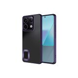 M.TK moveteck Xiaomi Redmi Note 13 Pro 5G Kılıf Renkli Kenarlı Logosu Açık Yumuşak Silikon Parlak Kapak Korumalı, Derin Mor, Tek Ebat, omega-13pro5g-mor1