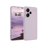 M.TK moveteck Xiaomi Redmi Note 13 Pro+ Plus Uyumlu Kılıf Lansman Kamera Korumalı Mat içi Kadife Silikon Kılıf, Lila, Tek Ebat, nanosilikon-13proplus-lila