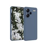 M.TK moveteck Xiaomi Redmi Note 13 Pro+ Plus Uyumlu Kılıf Lansman Kamera Korumalı Mat içi Kadife Yumuşak Silikon, Koyu Gri, Tek Ebat, nanosilikon-13proplus-gri