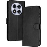 M.TK Moveteck Xiaomi Redmi Note 14 Pro Plus Kılıf 360 Tam Kaplar Deri Dokulu Kapaklı Kartvizit Bölmeli Cüzdan Standlı Kartlıklı - Siyah