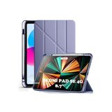 M.TK moveteck Xiaomi Redmi Pad Se 4G 8.7 inç Kılıf Kalem Bölmeli Katlanabilir Uyku Modlu Yumuşak Silikon Kapak, Mor, Tek Ebat, Mars-redmi8.7-levander