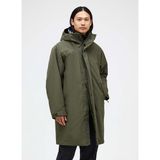 M Treeline Insulated Parka Haki Erkek Fermuarlı Yaka Ceket