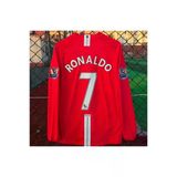 M.unitedd 2008 Moskova Şampiyonlar Ligi Finali Cristiano Ronaldo Forması (Red)