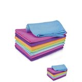 M.Y. TASO 2 Adet Mikrofiber Oto Cam Temizlik Bezi Baklava Desen Cam Bezi Toz 40x40 Cm Renkli