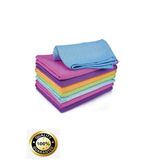 M.Y. TASO 40x30 Mikrofiber Oto Cam Temizlik Bezi Baklava Desen Cam Bezi Toz Leke Bırakmaz