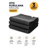M.Y. TASO M.y.taso 3 Adet Mikrofiber Araç Yıkama Kurulama Oto Temizlik Havlu Gsm 40x40cm