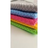 M.Y. TASO Mikrofiber Oto Cam Temizlik Bezi Baklava Desen Cam Bezi Toz 40x40 Cm -2+2 cm