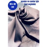 M.Y. TASO Oto Yıkama Araba Gri Mikrofiber Oto Cam Ve Ayna Temizlik Bezi 40*50 Mikrofiber Sihilir Bez 1 Adet