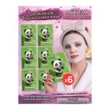 M00YAM En Çok Tercih Edilen! Animal Panda Maske Çocuklar İçin 6'lı Yüz Maske Seti