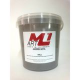 M1 Art Akrilik Boya 1 kg 10 Renk Seçeneği Ahşap Tuval Seramik Duvar Taş - Gri