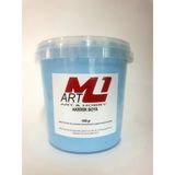 M1 Art Akrilik Boya 1 kg 10 Renk Seçeneği Ahşap Tuval Seramik Duvar Taş - Mavi