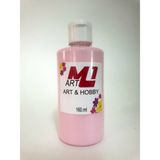 M1 Art Akrilik Boya 140 gr --9 Renk Seçeneği, Ahşap, Tuval, Seramik , Duvar ,taş - Pembe