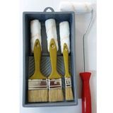 M1 ART Boya Seti 8li-Saten Parmak rulo 10 cm ,Yedek Başlık 3 Ad,Boya fırcası 3 ad,Uygulama Tavası