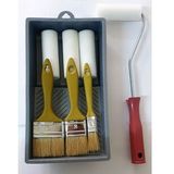 M1 ART Boya Seti 8li-Sünger Parmak rulo 10 cm ,Yedek Başlık 3 Ad,Boya fırcası 3 ad,Uygulama Tavası