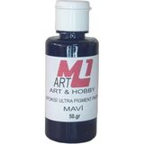 M1 Art Epoksi Ultra Pigment Pasta 50GR - Opak & Transparan Sıvı Pigment Boya - Akşam Mavisi