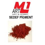 M1 ART METALİK SEDEF PİGMENT BORDO 5.GR-Epoksi -Poliüretan -Polyester Reçine-Mum-Kozmetik-Boya