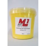 M1 Art Su Bazli Vernikli Ipek Soft Yenileme Boyasi Cıvcıv Sarısı 1000.Ml-Mobilya,Cam,Mermer,Beyaz Esya,Fayans,Seramik,Parke