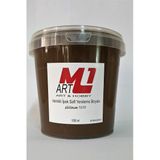 M1 Art Su Bazli Vernikli Ipek Soft Yenileme Boyasi Kahve 1000.Ml-Mobilya,Cam,Mermer,Beyaz Esya,Fayans,Seramik,Parke