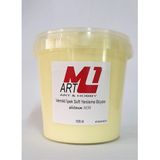 M1 Art Su Bazli Vernikli Ipek Soft Yenileme Boyasi Soft Sarı 1000.Ml-Mobilya,Cam,Mermer,Beyaz Esya,Fayans,Seramik,Parke