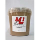 M1 Art Su Bazli Vernikli Ipek Soft Yenileme Boyasi Sutlu Kahve 1000.Ml-Mobilya,Cam,Mermer,Beyaz Esya,Fayans,Seramik,Parke