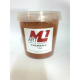 M1 Art Toz Pigment Boya 1.kg -Epoksi Reçine-Poliüretan Reçine-Polyester Reçine Boyası - Kahve