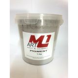 M1 Art Toz Pigment Boya Grı 1.Kg -Epoksi Recine-Poliuretan Recine-Polyester Recine-Mum Boyasi