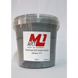 M1 Art Vernikli Ipek Soft Yenime Boyası 1000.ML-MOBILYA,FAYAS,MERMER,SERAMIK,CAM,BEYAZ Eşya Tüm Yüzeyler - Antrasit Gri